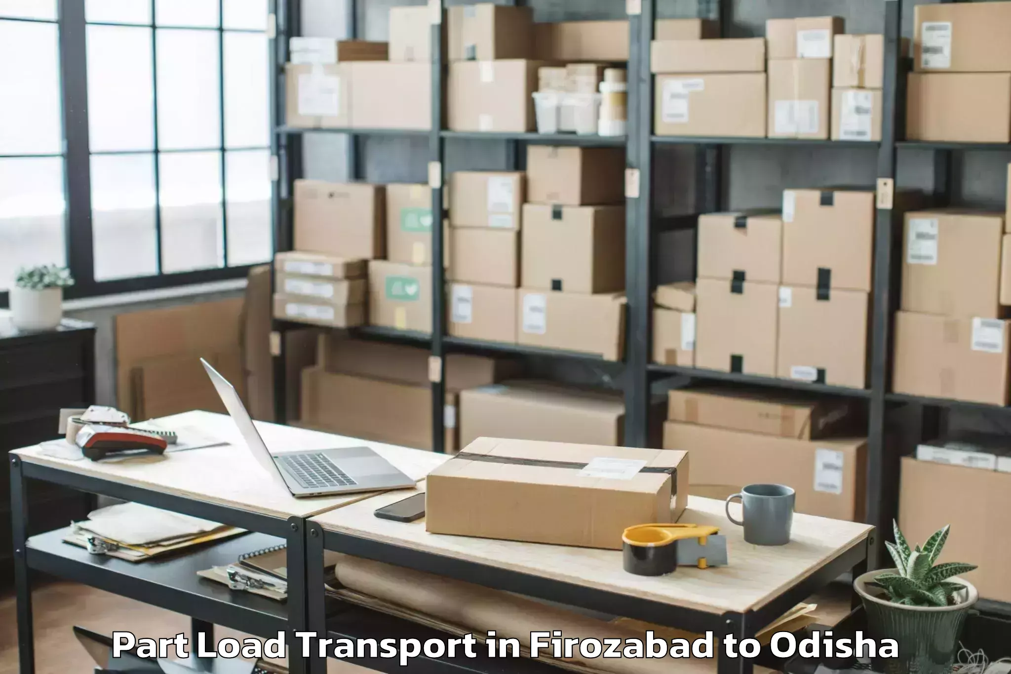 Easy Firozabad to Sonepur Part Load Transport Booking